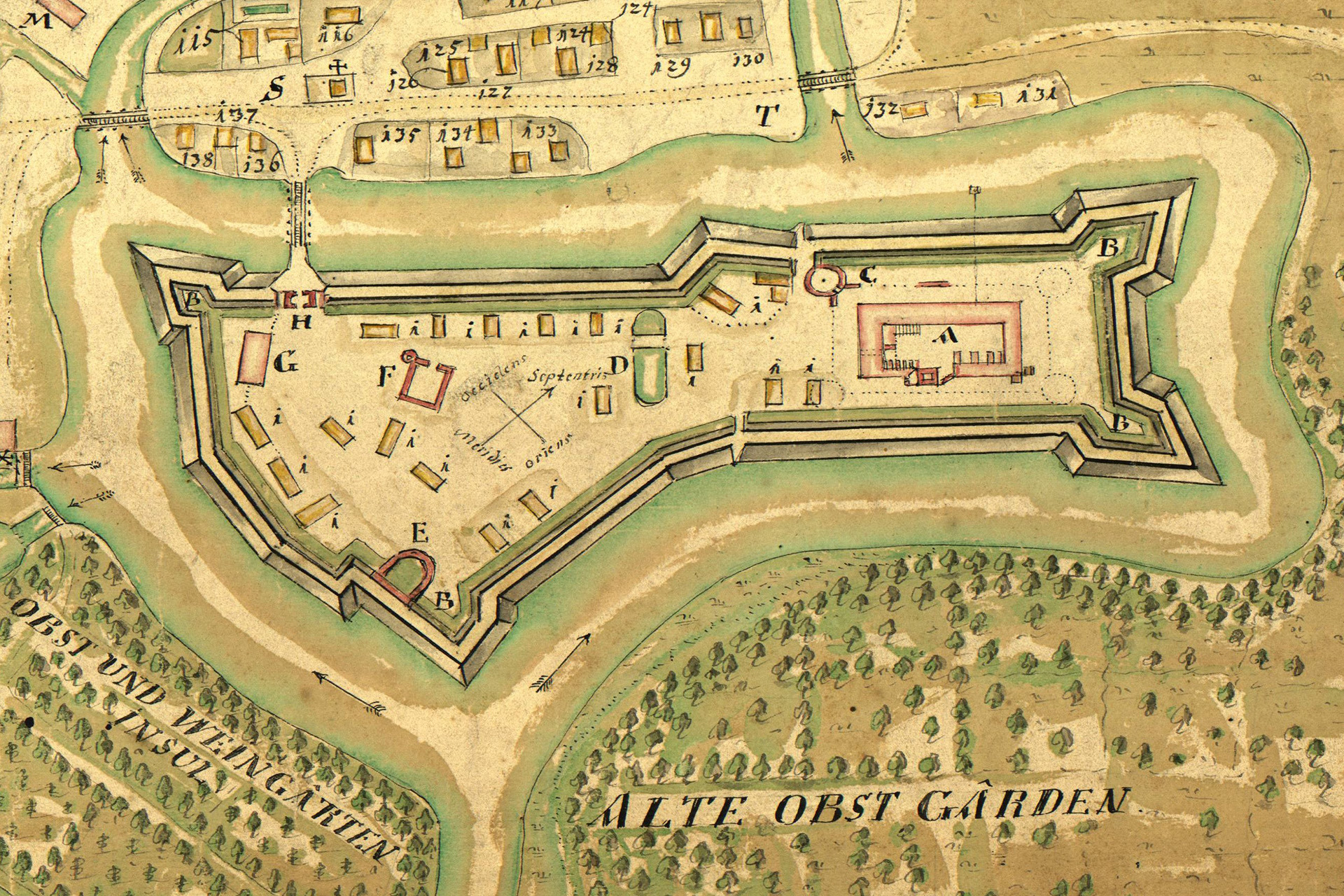 Gyulai vár és szigeterőd 1722-ben. Fotó: Gyulai Hírlap.