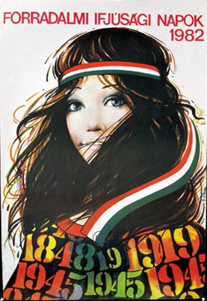 Forradalmi Ifjúsági Napok 1982-es plakátja