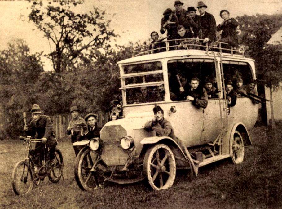 Rongyos gárdista népfelkelők 1921-ben