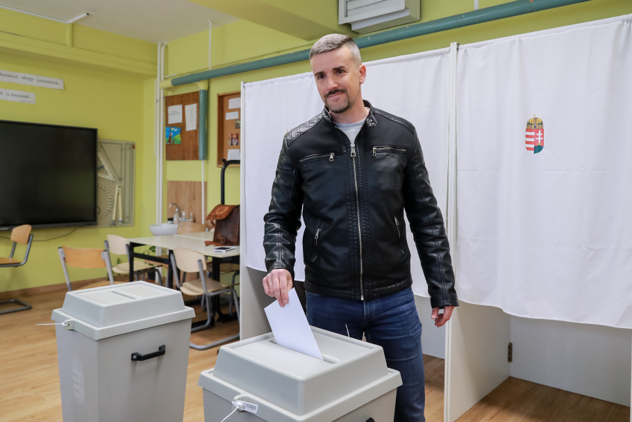Jakab Péter szavazás a 2022-es országgyűlési választásokon