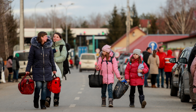 orosz-ukrán konfliktus, Tiszabecs, menekültek