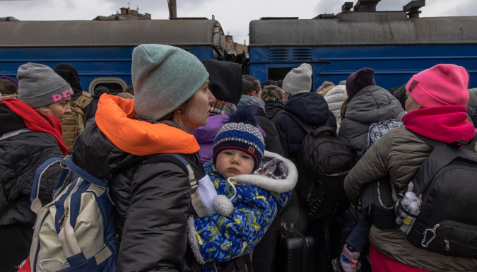 ukrán menekült, 