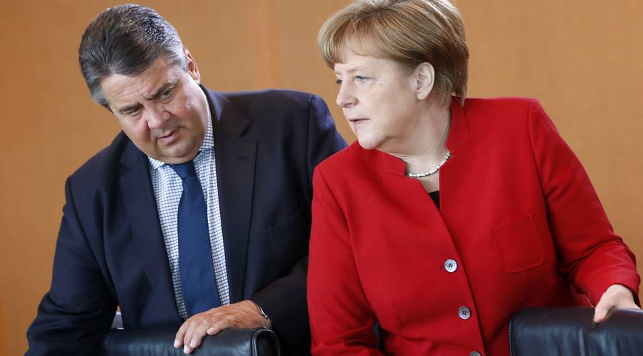 Gabriel és Merkel