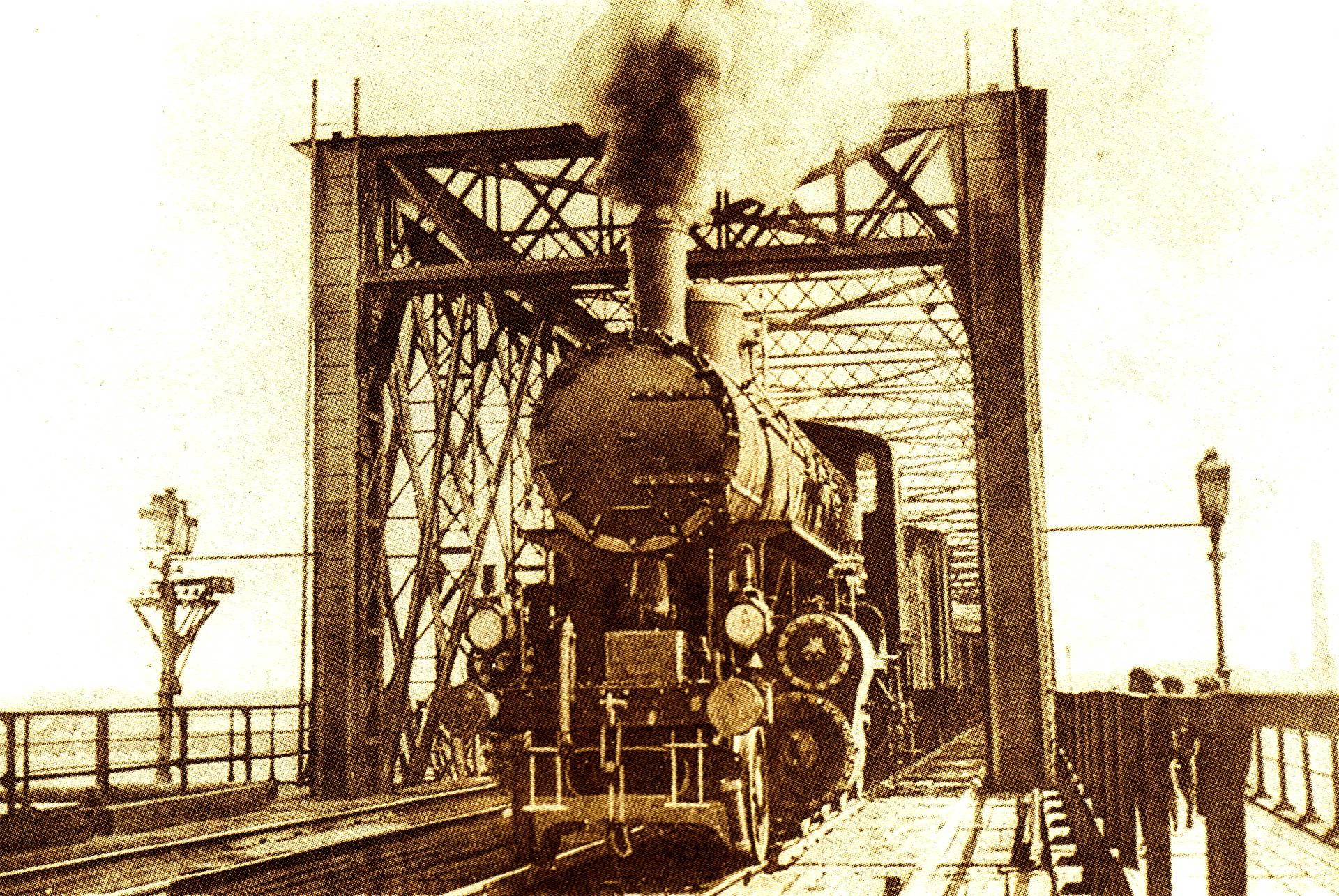 Az összekötő vasúti híd 1877-1913 közötti időszakban