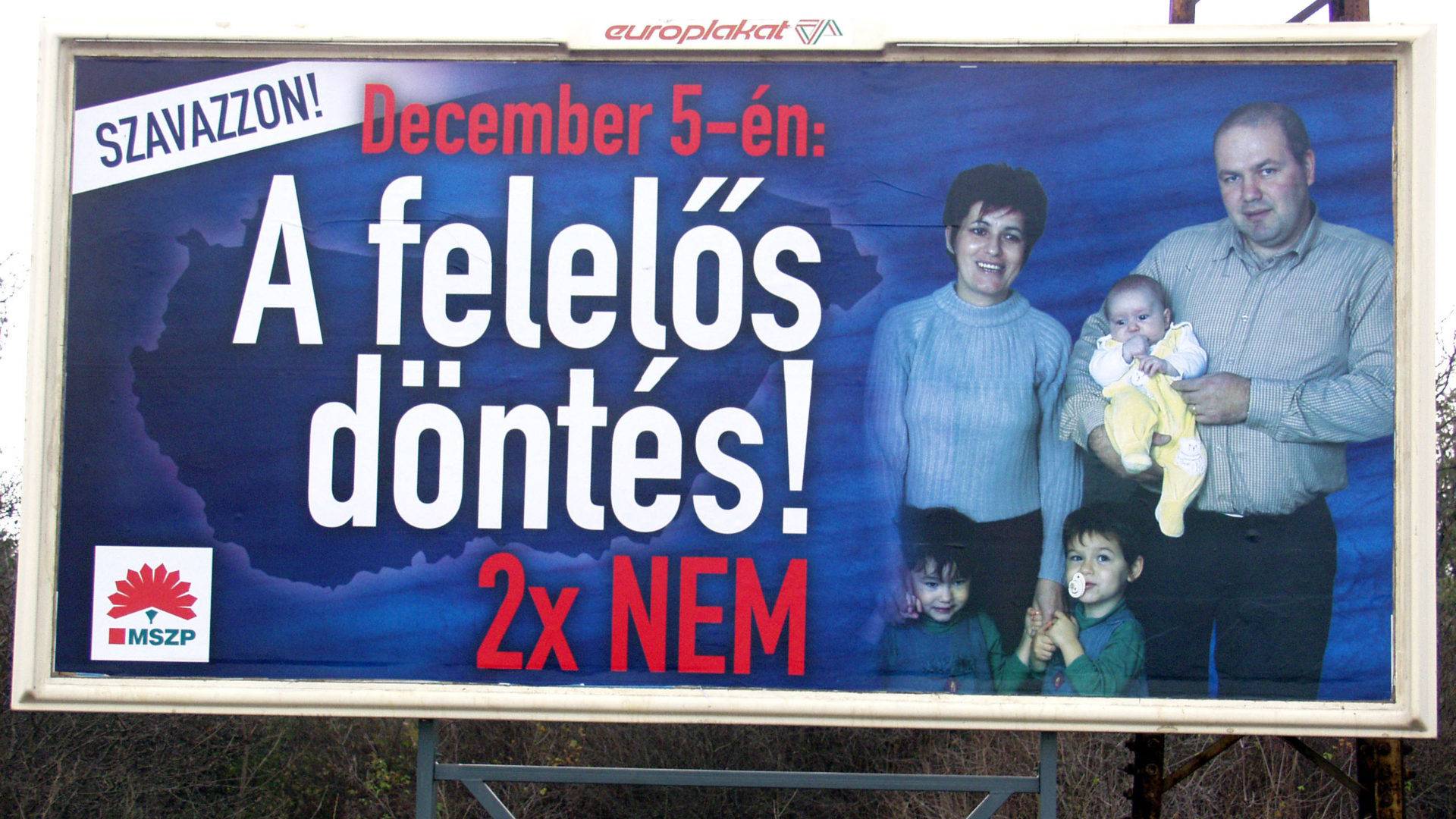 December 5. népszavazás plakát