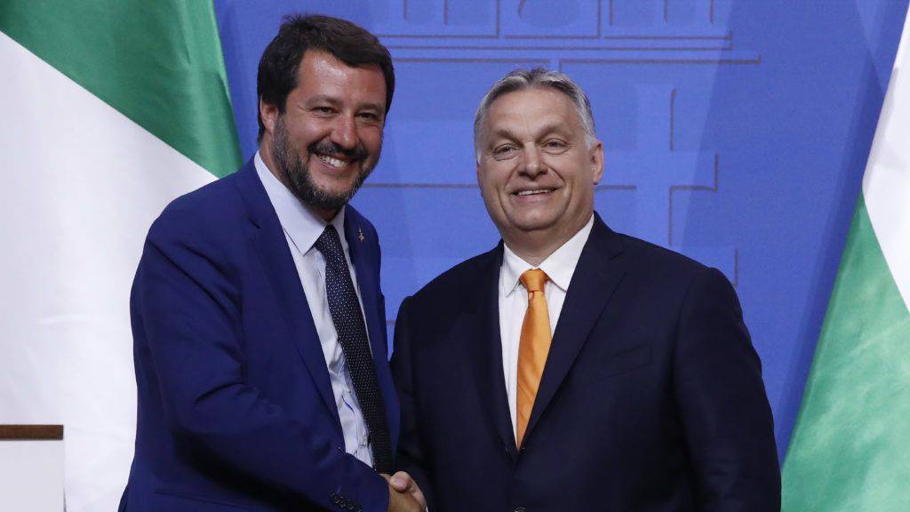 Matteo Salvini és Orbán Viktor