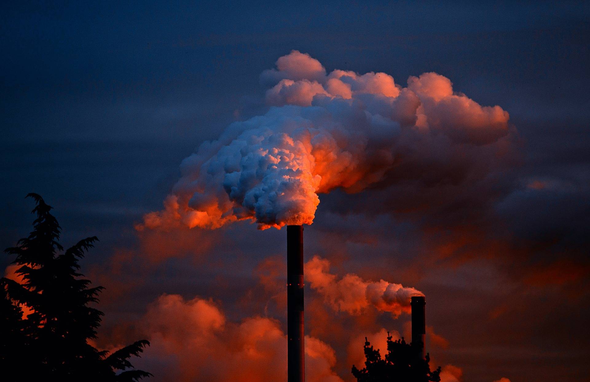 gyár, füst, környezetszennyezés