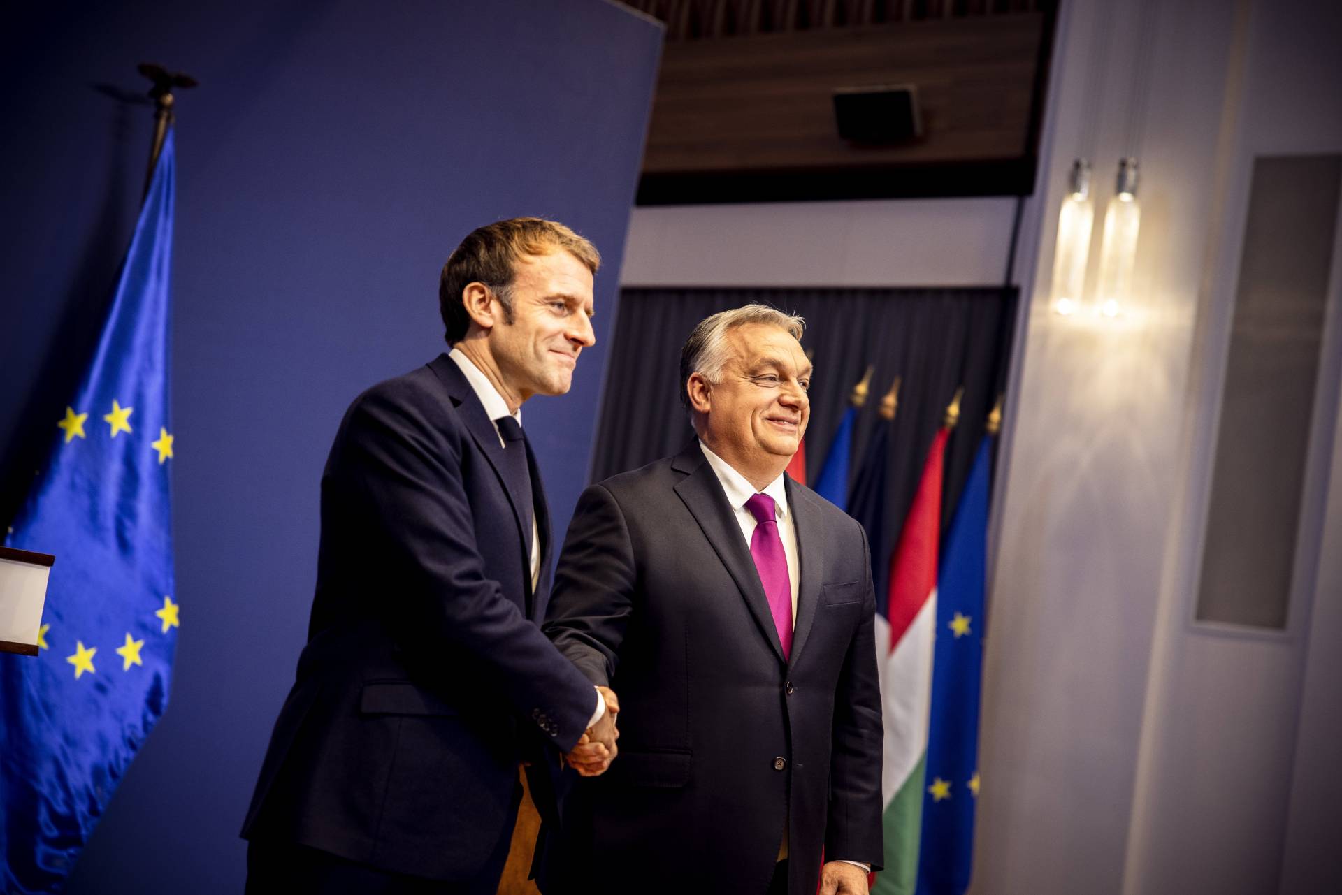 Emmanuel Macron, Orbán Viktor
