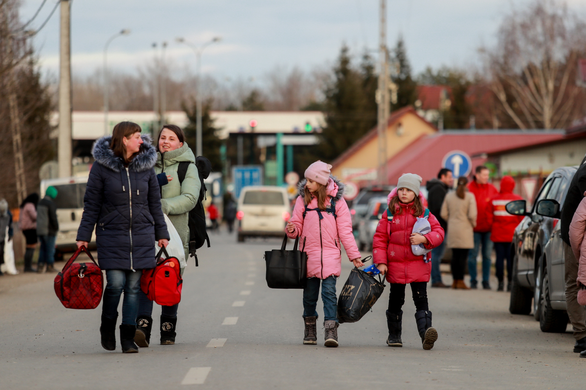 orosz-ukrán konfliktus, Tiszabecs, menekültek