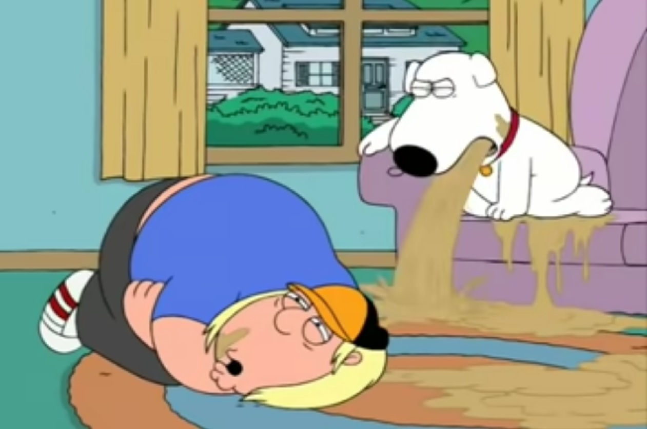 hányás, Family Guy