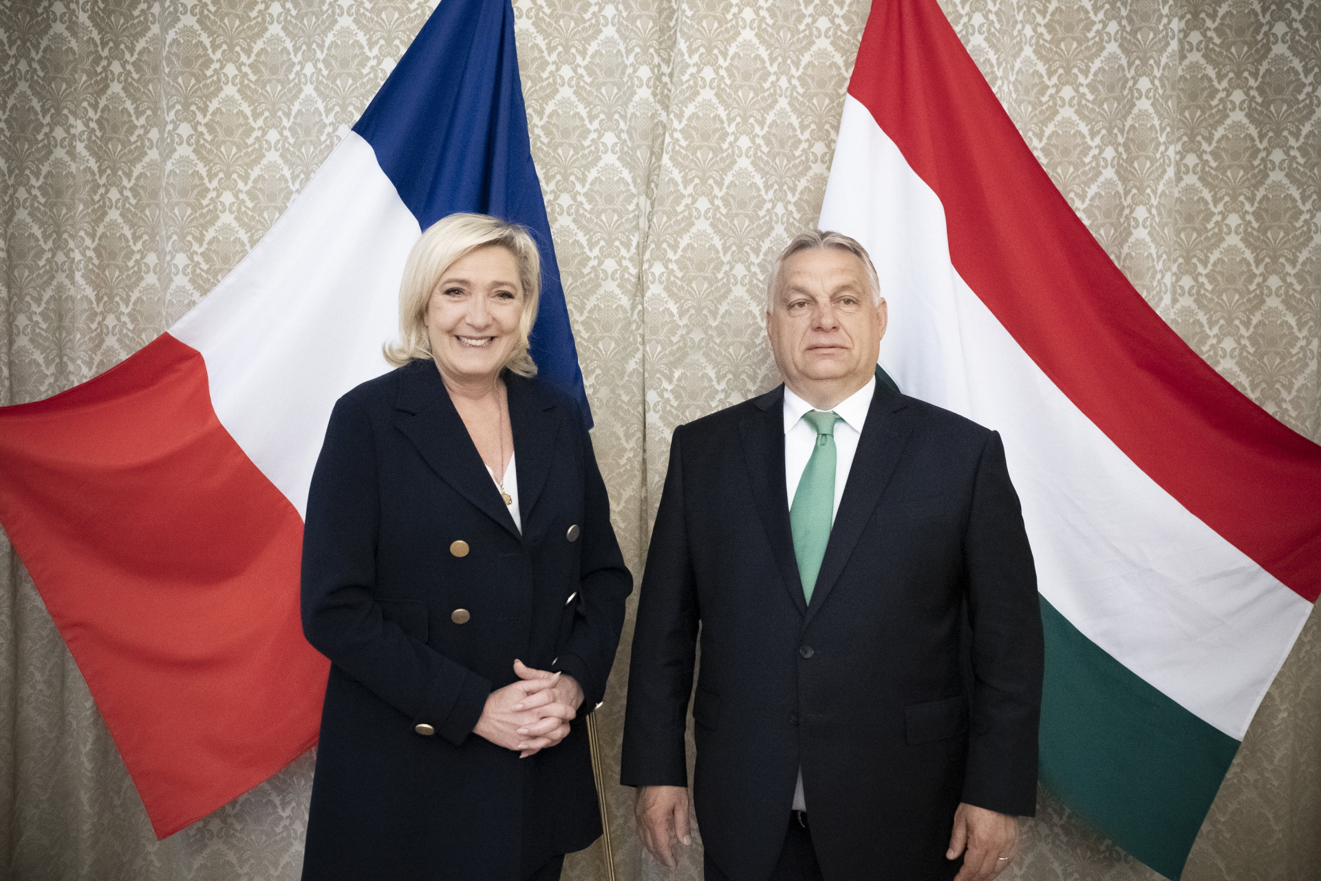 Orbán Viktor, Marine Le Pen,