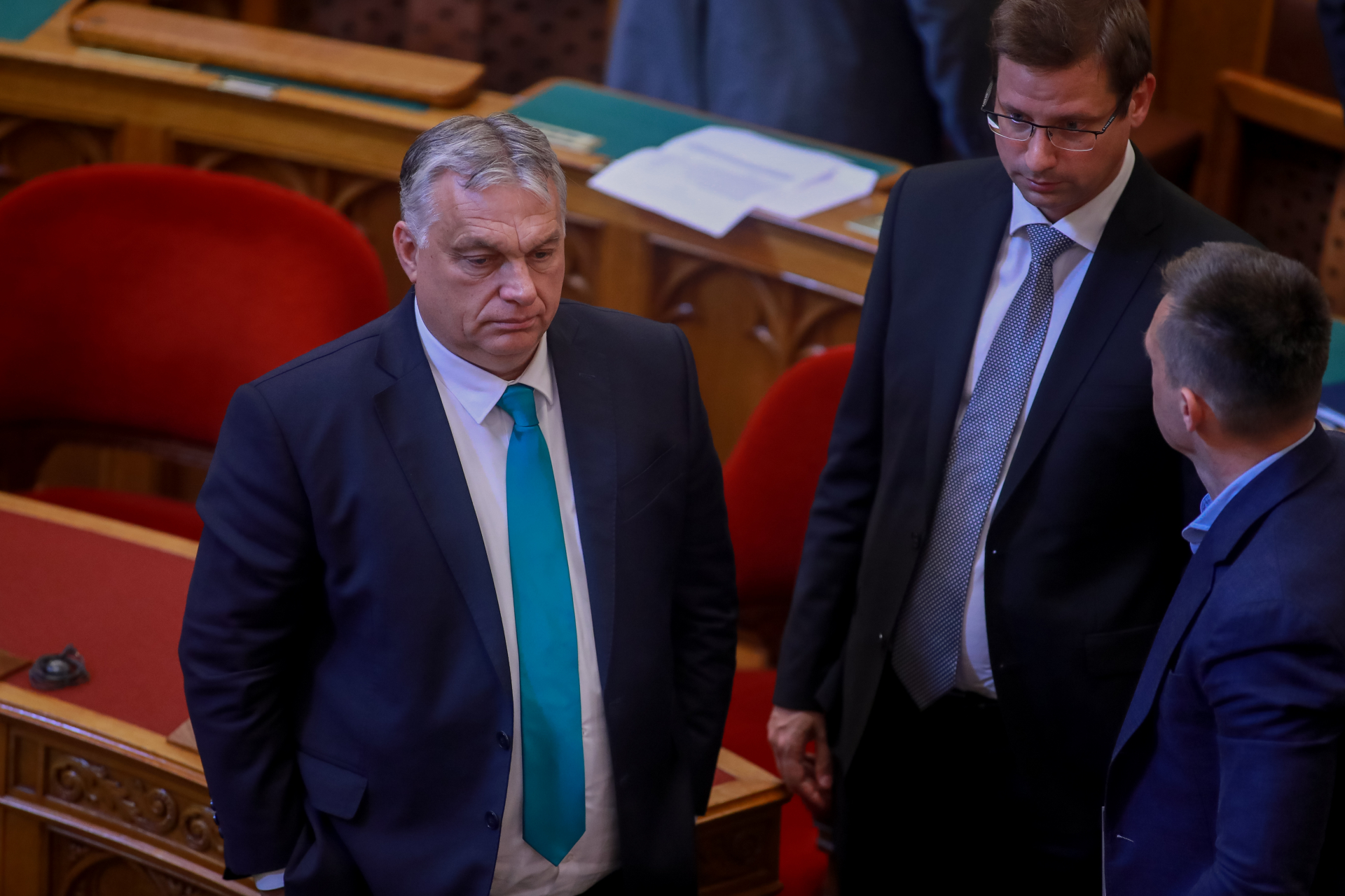 Orbán Viktor, Rogán Antal, Gulyás Gergely 