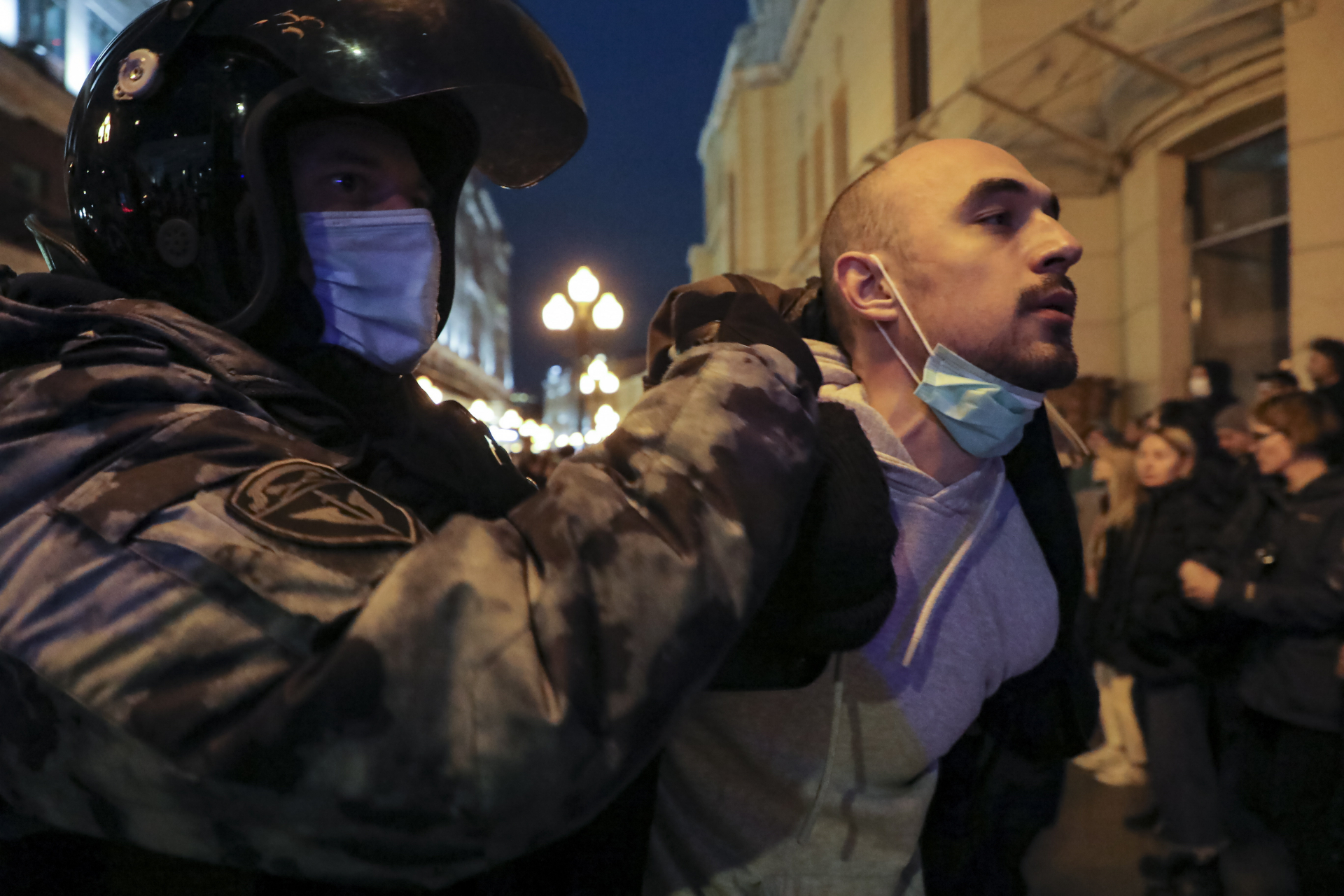 Oroszország, Moszkva, tüntetés, tiltakozás, mozgósítás