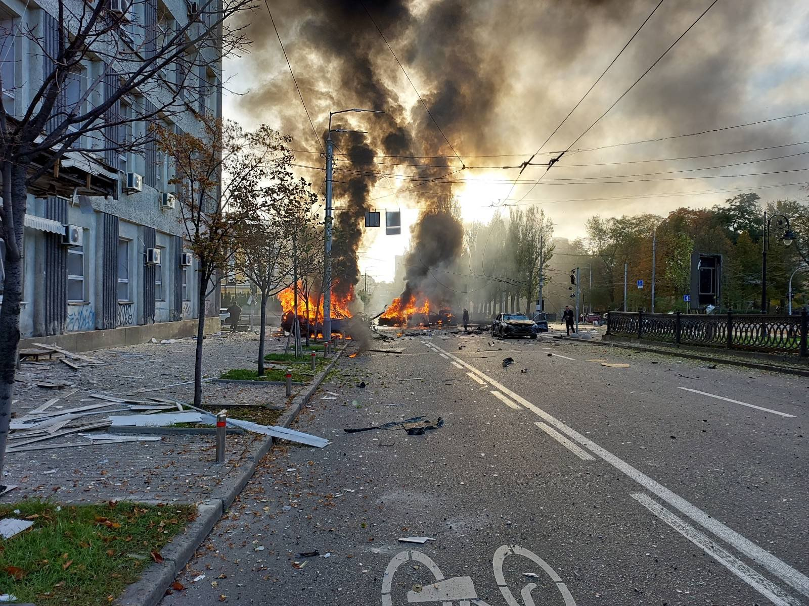 Kijevi robbanások, Ukrajna